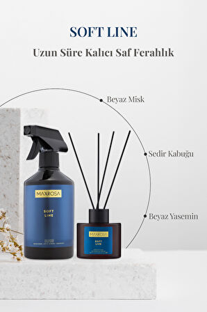 Maxrosa Soft Line Reed Diffuser Çubuklu Oda Kokusu 100 ml