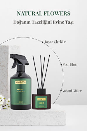 Maxrosa Natural Flower Reed Diffuser Çubuklu Oda Kokusu 100 ml