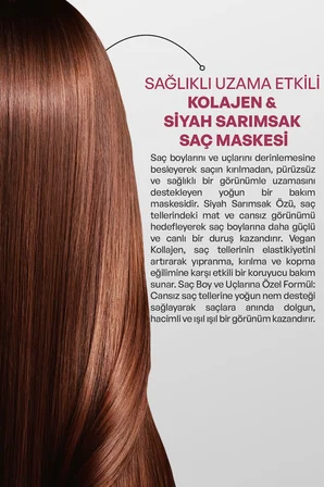 Dermokil Kolajen Siyah Sarımsak Saç Bakım Maskesi 250 ml