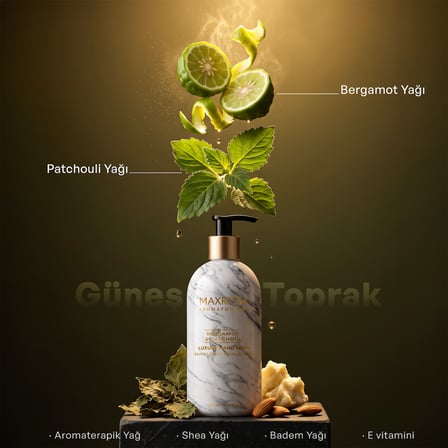 Maxrosa Aromatherapy Bergamot & Patchouli Sıvı Sabun 500 ml