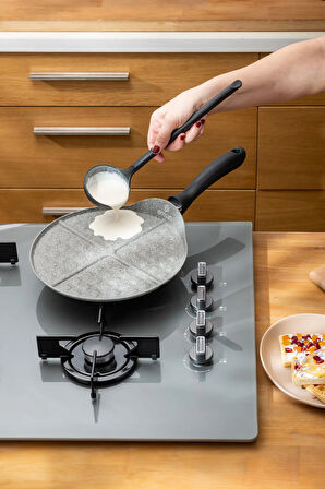 Emsan Rosa Granit Waffle Tavası 26 cm