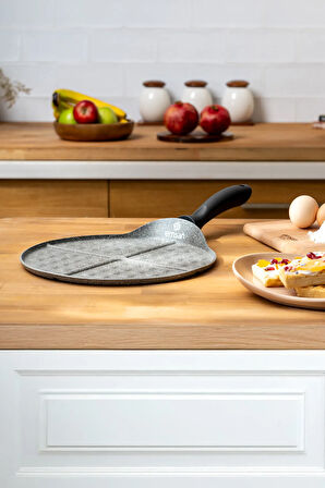 Emsan Rosa Granit Waffle Tavası 26 cm