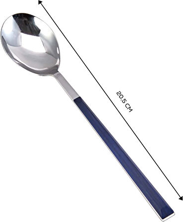 Karaca Salzburg Tekli Indigo Yemek Kaşığı 20 Cm