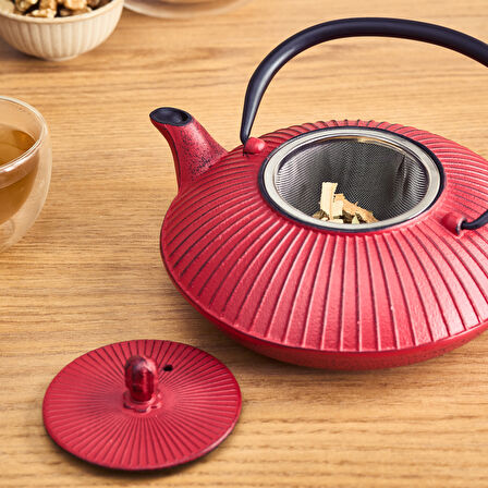 Karaca Japanese Red Teapot 800 Ml