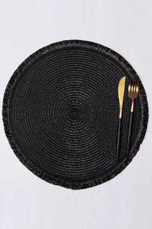 Karaca Home Ravlen Round 2li Black Amerikan Servisi