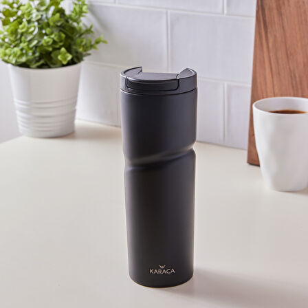 Karaca Capella Çelik El Termosu 500 ml Black