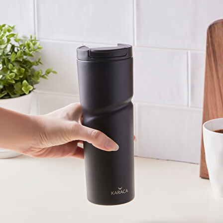 Karaca Capella Çelik El Termosu 500 ml Black