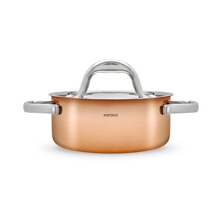 Karaca Powersteel 3Ply 316+ Çelik Mini Tencere 10 Cm Copper