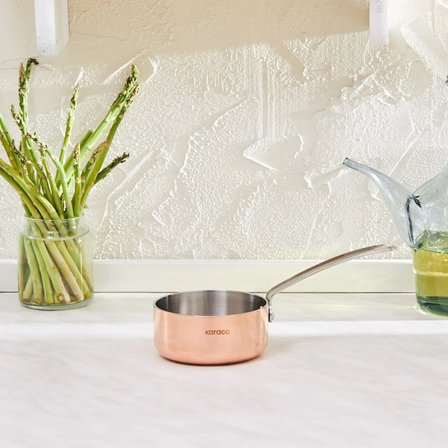 Karaca Powersteel 3Ply 316+ Çelik Mini Sütlük/Sosluk 10 Cm Copper