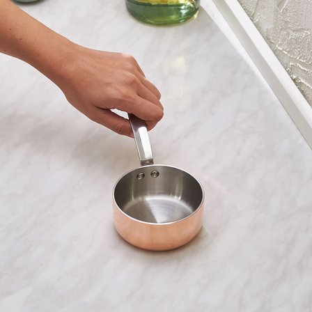 Karaca Powersteel 3Ply 316+ Çelik Mini Sütlük/Sosluk 10 Cm Copper
