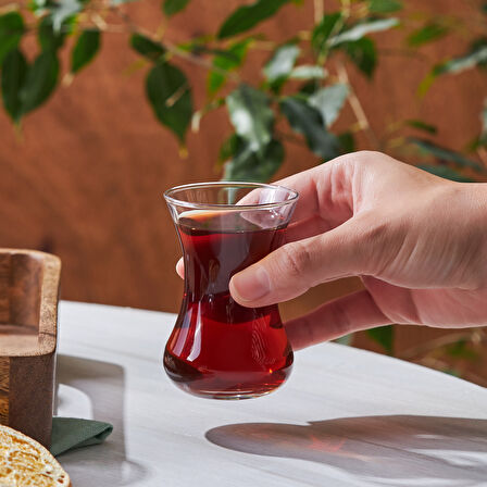 Karaca STD Vefa 6'lı Çay Bardağı Seti Klasik