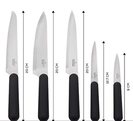 Karaca Right Knife Soft Touch 6 Parça Bıçak Seti