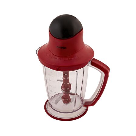 Cookplus Xxl 4001 Retro Kırmızı 4 Bıçaklı Elektrikli 1,5 lt Doğrayıcı Rondo