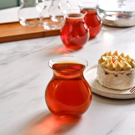 Karaca x Refika Tatlıcan 6'lı Çay Bardağı Seti
