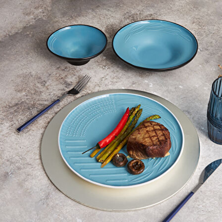 Karaca Earth Collection Fit 3 Parça 1 Kişilik Yemek Takımı