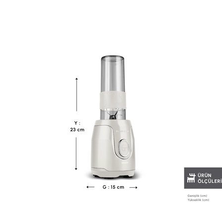 Karaca Blendfit Go Personal Kişisel Smoothie Blender Starlight