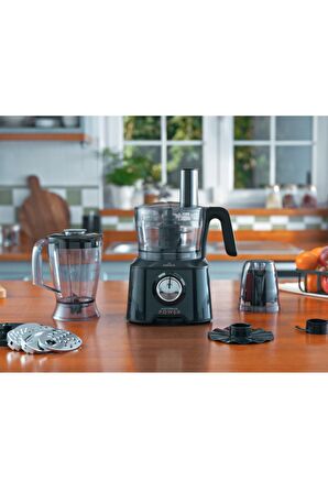 Karaca Mastermaid Power Multifunctional 10 in 1 Shiny 4 Bıçaklı Elektrikli 1,5 lt Doğrayıcı Rondo