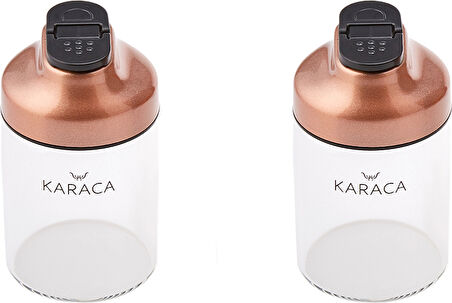 Karaca Dimple Copper Tuzluk Ve Biberlik 150 Ml