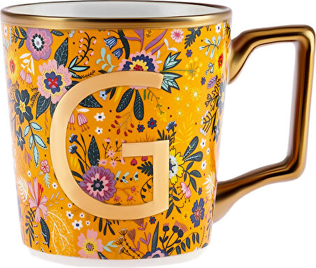 Karaca Flower G Harfli Kupa 350 ml