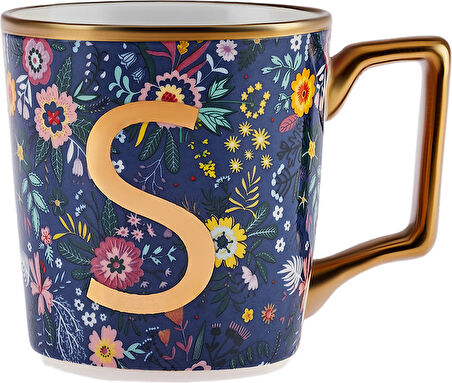 Karaca Flower S Harfli Kupa 350 Ml