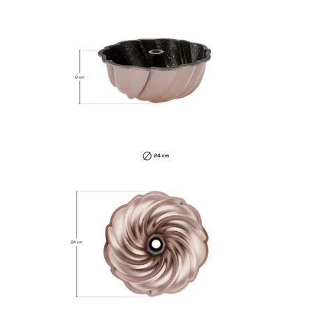 Karaca Cake Pro Pare Rosegold Döküm Kek Kalıbı