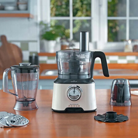 Karaca Mastermaid Power Multifunctional 10 In 1 Soft Cream Mutfak Robotu, Blender Seti 2000w