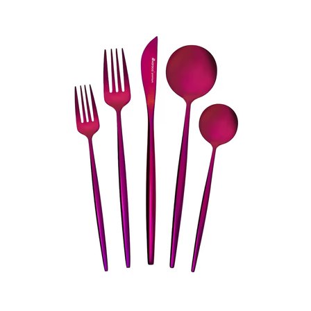 Karaca Orion 30 Parça 6 Kişilik Çatal Kaşık Bıçak Takımı Purple
