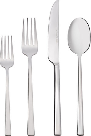 Karaca Adriatic 24 Parça 6 Kişilik Elegance Çatal Kaşık Bıçak Seti Kutulu