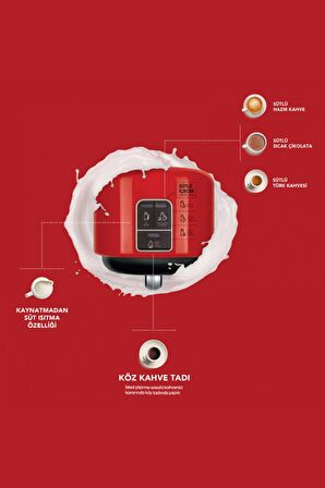 Hatır Mod Sütlü Türk Kahve Makinesi Red