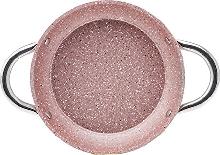 Karaca Avanos Rose Gold Bio Granit Sahan 20 Cm
