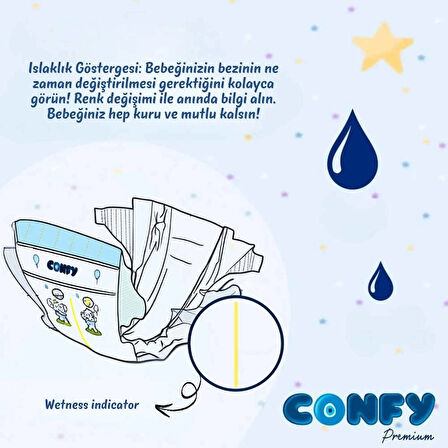 Premium 2 Numara Bebek Bezi Mini 3 - 6 Kg 80 Adet