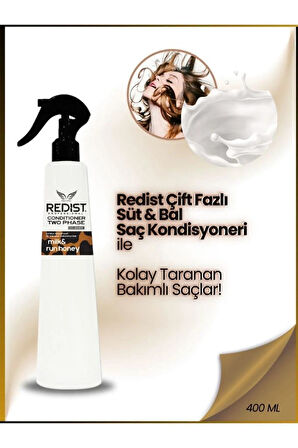 Redist İki Fazlı Milk Honey Fön Suyu 400 Ml