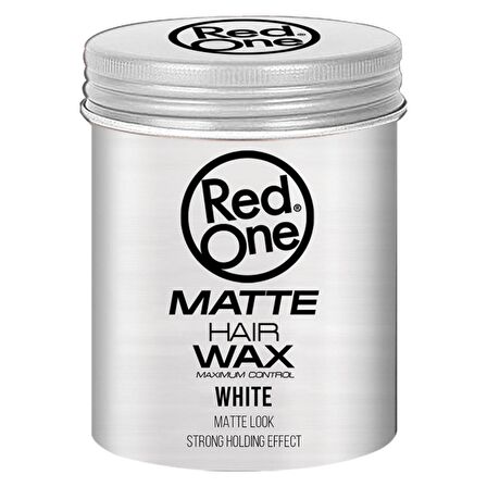 Red One Lifli Matte Wax Whıte 100 Ml