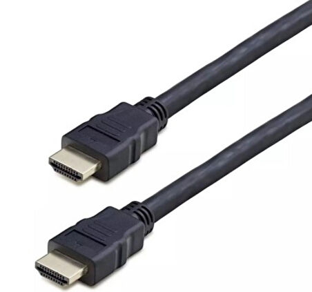 POWERMASTER PM-8300 1M HDMI KABLO PLASTİK DÜZ SİYAH POŞETLİ 1 METRE  HDMI KABLO