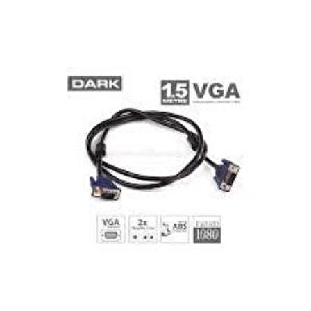 Dark 1.5mt VGA Kablosu (Erkek-Erkek)DK CB VGA150