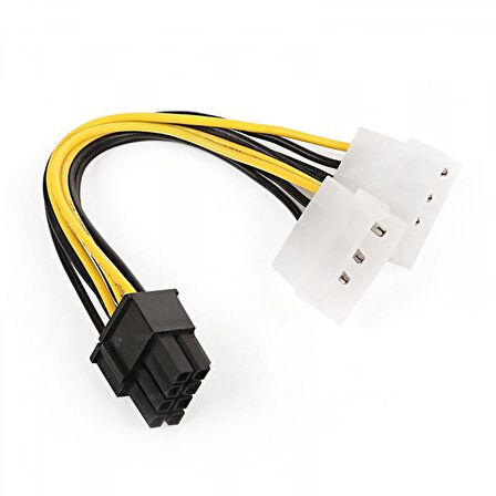 Dark DK-CB-P104 P104 2 x Molex - 6+2 Pin PCIe Dönüşütrücü Kablo