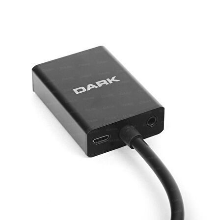 DARK DK-HD-AVGAXHDMI2 VGA-HDMI Aktif Dönüştürücüsü Sesli