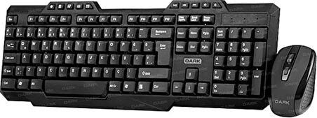 DARK DK-AC-KMW1000 KABLOSUZ KLAVYE MOUSE SETI