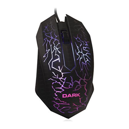 Dark Elite Force gkm1000 Rgb Aydınlatmalı Türkçe Q Oyuncu Klavye & Mouse Set