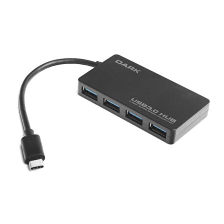 Dark Connect Master U31X4 USB3.1 Type-C to 4 Port Type-A HUB (DK-AC-USB31X4)