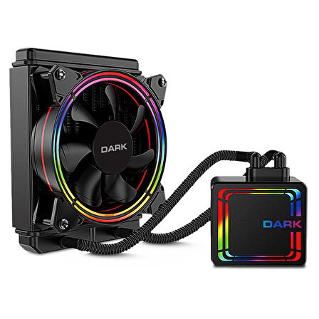 Dark DKCCW126 W126 Aqua Force 12 cm Fixed RGFB Ledli Sıvı Soğutma Sistemi