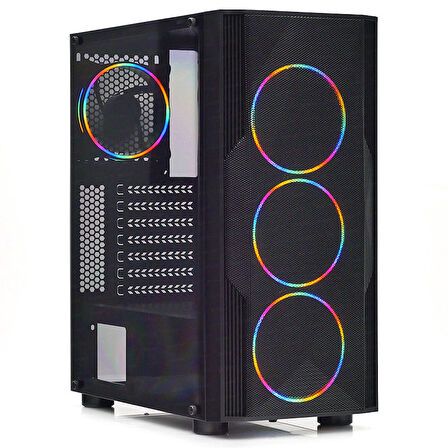 DARK 600W DIAMOND PRO MESH 4x FANLI MID-TOWER GAMING OYUNCU KASASI DKCHDIAMONDPROMS600