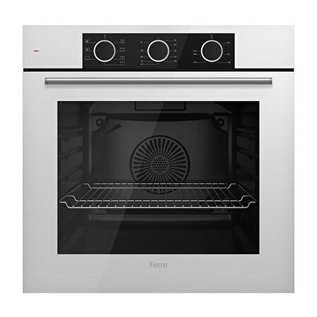 Ferre FLOWART BASIC Serisi Beyaz Ankastre Set (ED076+ XE62CB + D081 )