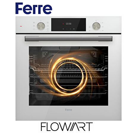 Ferre FLOWART SS Serisi Beyaz Set (SS206 + QMS63B +D064 ) - Kare Emaye Izgara