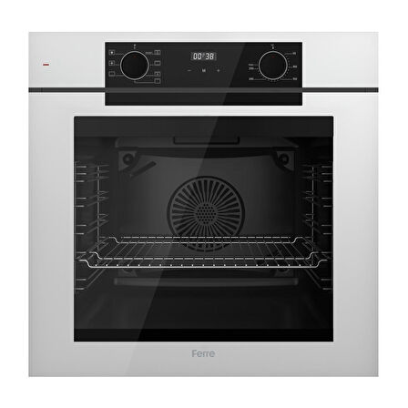 Ferre Steamart-Fryart-Sılentart Serisi Beyaz Set (CS206 + QEP63CB +D081-SA) - Emaye Izgara