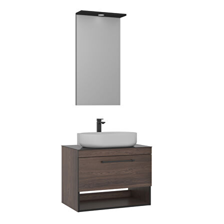 Orka Knidos 90 Cm Banyo Dolabı Takımı Navaro