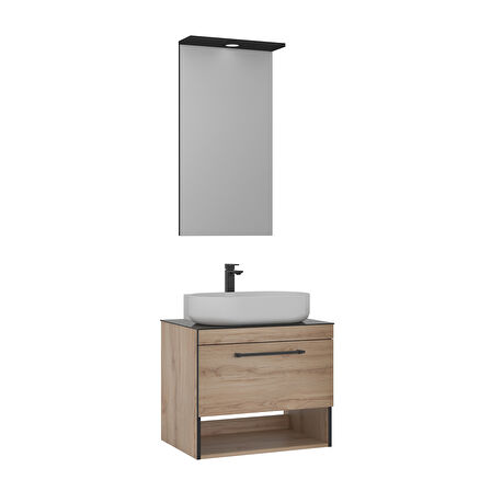 Orka Knidos 70 Cm Banyo Dolabı Takımı Legnano