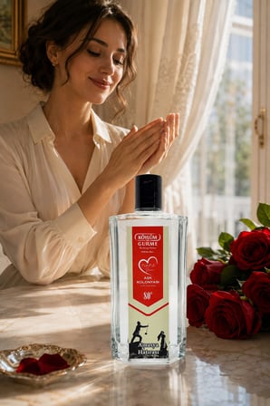 Köylüm Gurme Aşk Kolonyası 80° Cam Şişe 200 ml – Amasya Hatırası