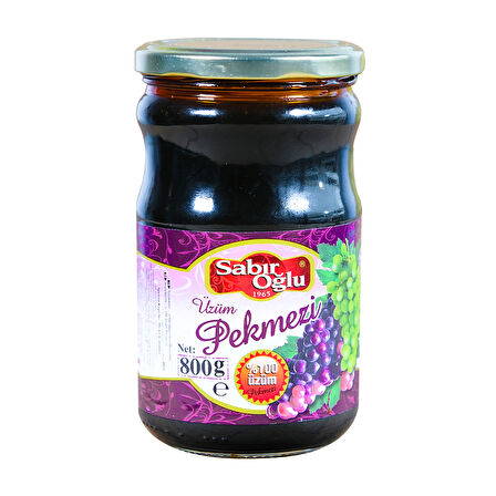 SABIROĞLU ÜZÜM PEKMEZİ NET 800 GR KAVANOZ