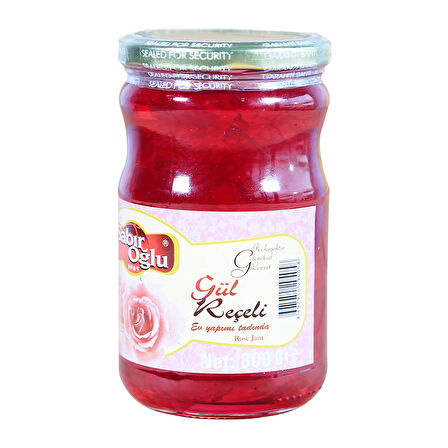 SABIROĞLU GÜL REÇELİ NET 800 GR KAVANOZ